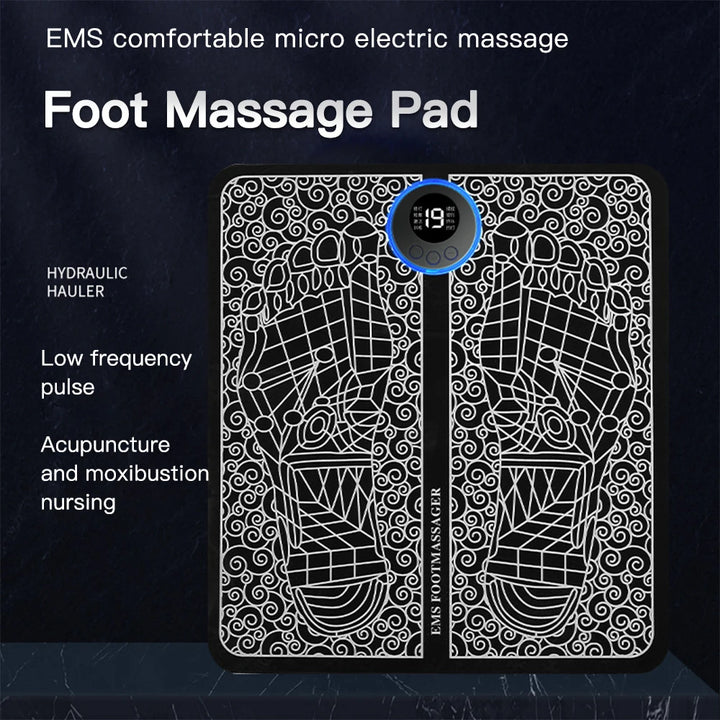 Electric Foot Massager Pad Muscle Massage Mat Ems Foot Acupoint Massage Relaxation Tens Feet Massager Pad Muscle Stimulatior