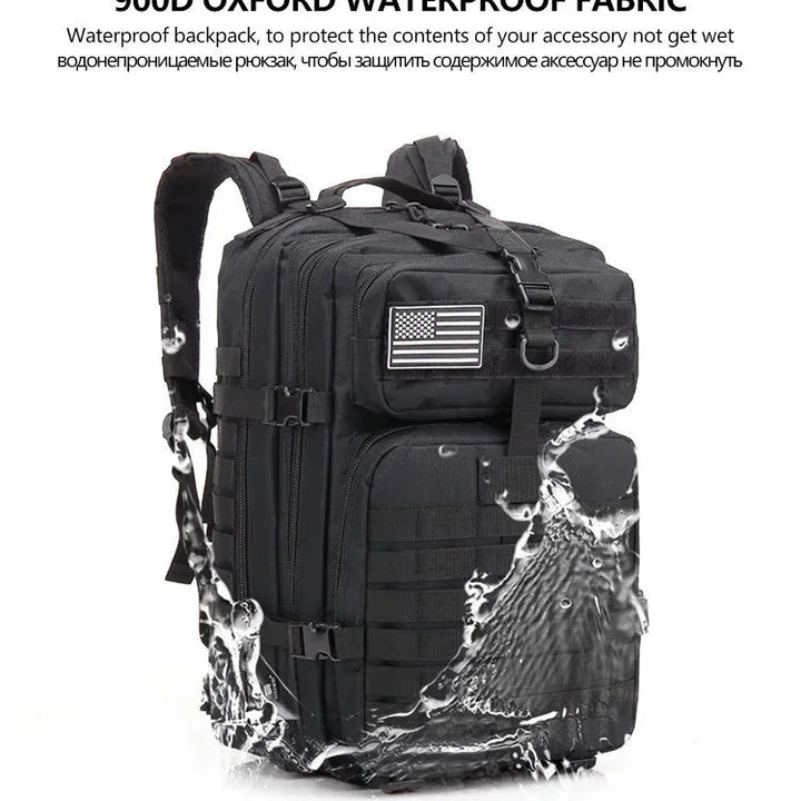 50L Man Tactical Backpacks Traveling Bags Outdoor 3P School Pack EDC Molle Pack For Trekking Hunting Bag camping equipment