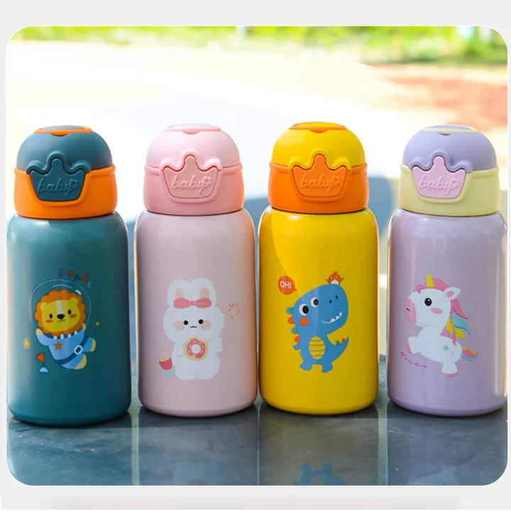 500ml Unicorn Kids Thermos Bottle Cute Children's Thermal Water Bottle Stainless Steel Thermos Mug For Student Water Cup